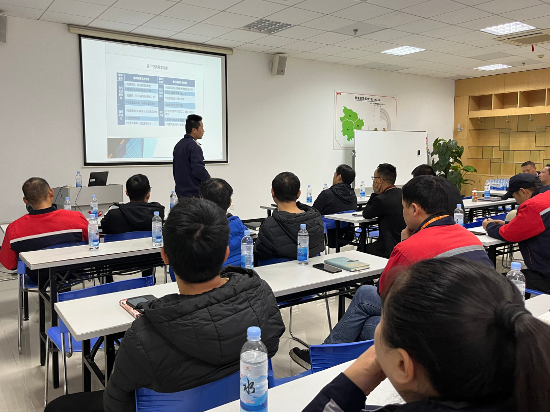 分享知识，，，，，，交流履历——tyc86太阳集团受邀到统一企业举行中央空调清洁手艺分享(图2)